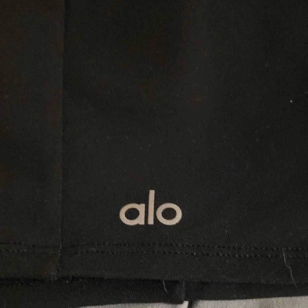 ALO Yoga Black Skater Mini Skirt